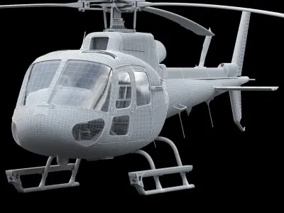  Eurocopter H125 Generic White 