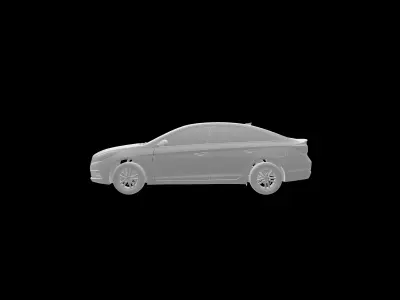 3D SCAN DATA HYUNDAI SONATA 2015 EXTERIOR 3D model