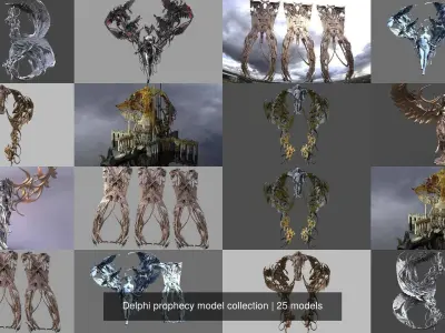 Delphi prophecy model collection 3D Model Pack