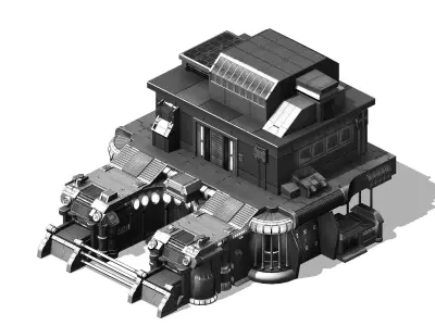 Future City - Weapons Library 03 3D model