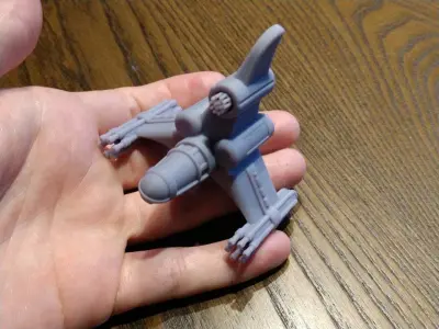 Maelstrom Heavy Assault Fighter 3D print model