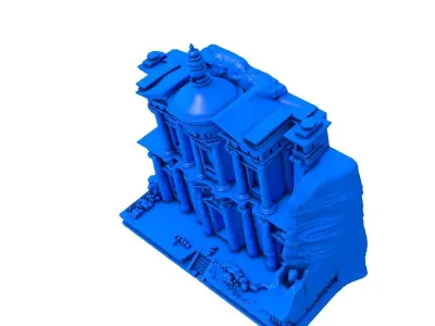 Petra - ancient city - architecture 3D print model