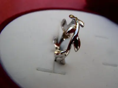 Tiffany-styles Verba-ring  willow ring 3D print model