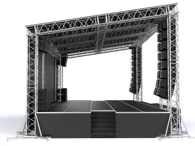 Concert Stage 07 3D model