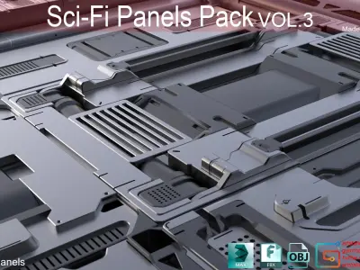 Sci-Fi Panels Pack Vol 3