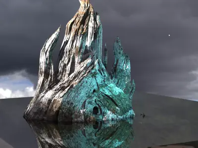 Dantes Redeption portal cave 5  3D model