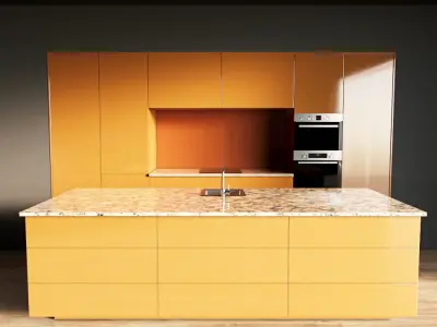 66-Kitchen6 glossy 6 3D model