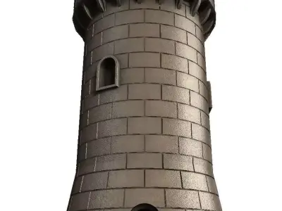 Awesome Castle Tower Miniature perfect for Resin or FDM printing 3D print model