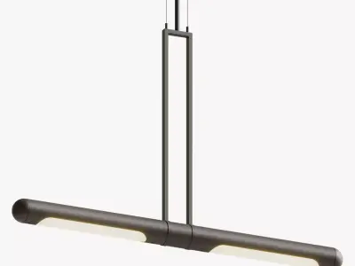 Pendant light bullet 3D model