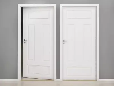 Interior door 03 3D model