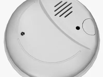 Smoke Detector 3D model