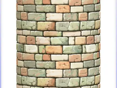 Stylized Wall Seamless Texture Texture 46