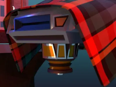 Flying Cafe 3D model