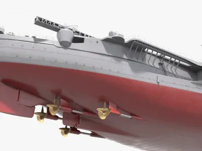  Japanese Battleship Yamato WWII 