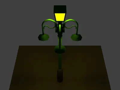 Street Lamp 1 3D model purchase