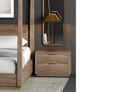 Restoration Hardware MACHINTO Bed 3D model