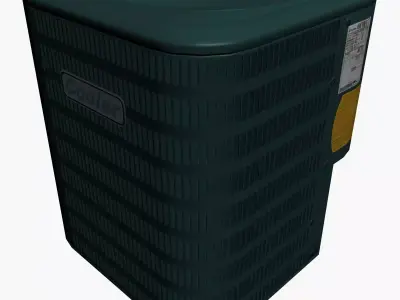 AC unit Low-poly 3D model