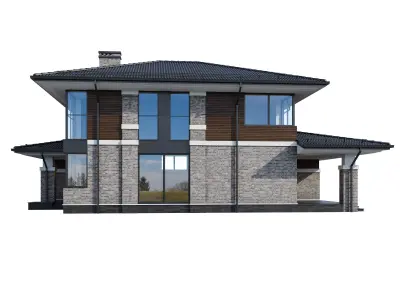 Modern V155 with BLENDER file 3D model