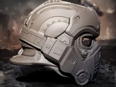 Clayton Carmine Helmet 3D print model