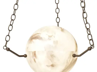 Edition Modern chandelier Atlas 300 3D model