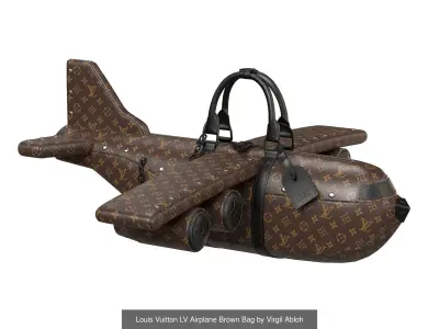 Louis Vuitton LV Airplane Bag by Virgil Abloh 3D Model Pack