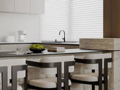 apartment interior scenes      3D model 2