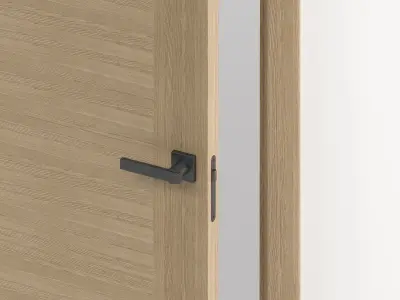 Minimalistic doors 3D model