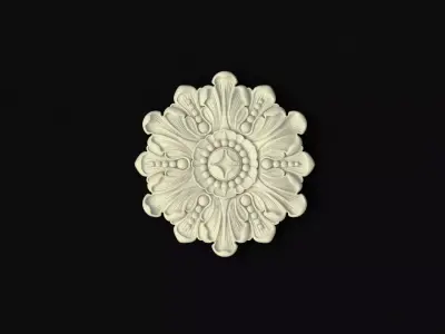 rosette dekor 3D model 41