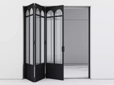 Aluminium door 337 3D model
