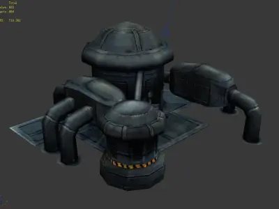 Machinery - Oil Irrigation 01 3D model