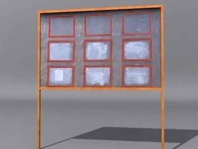Advertising Boards 3D model