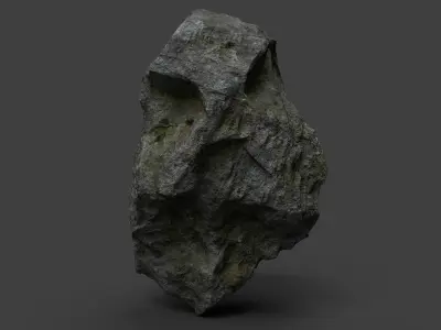 Rock 7-3 Low-poly 3D model