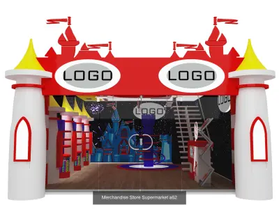 OutdoorExhibition Event Store  G18 3D Model Pack