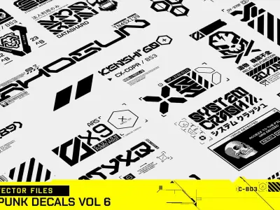 Cyberpunk Decals Vol 6   Texture