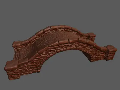 Stone Bridge 3D Print 3D print model