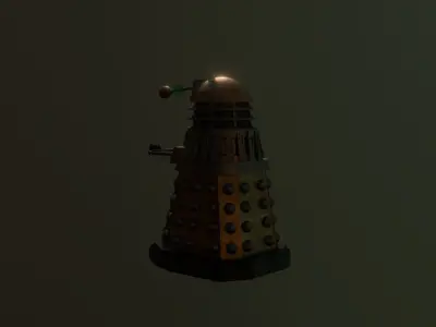 STEAMPUNK DALEK PACK - Rogue Film Productions Low-poly 3D model