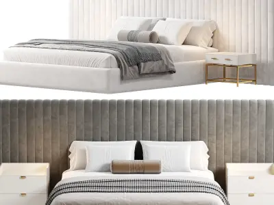 MINNESOTA Bed by cazarina 3D model