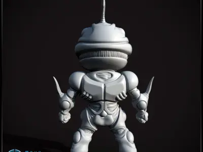3D printable Guyver Full Body 3D print model