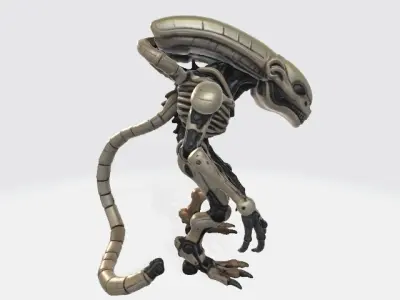 Alien robot 3D model