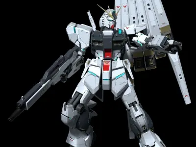 Nu gundam RX-93 3D model