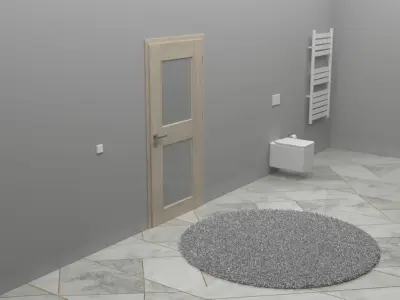 banyo  Low-poly 3D model
