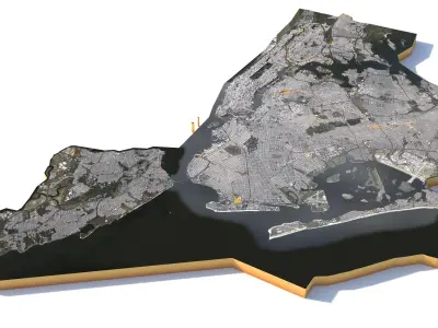 New York City USA 3D model purchase