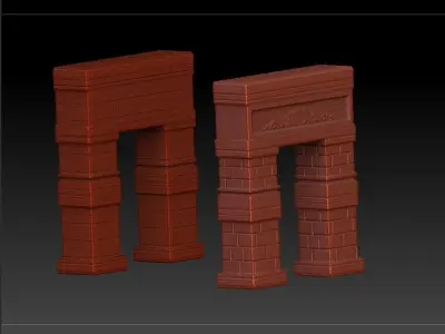 Arch Gate 3D model