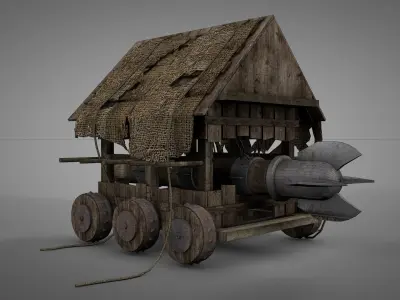 Medieval Ram 3D model