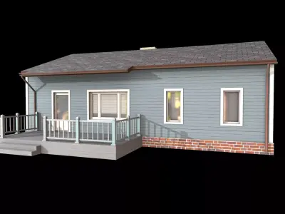 house  Low-poly 3D model order