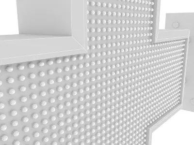 Pharmacy Sign 3D model