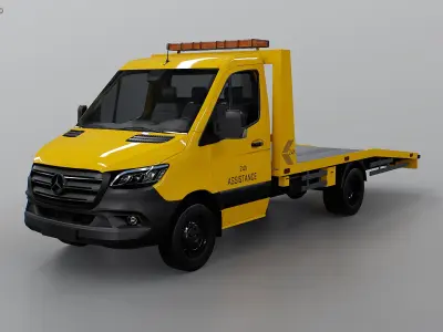  Mercedes Sprinter Car Transporter Flatbed Tow Truck 