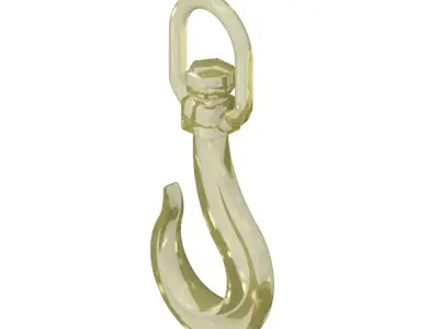 Transparent Crane Hook Toy 3D model