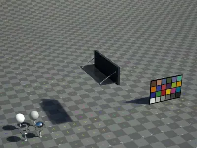 Glass Door Shelter Low-poly 3D model