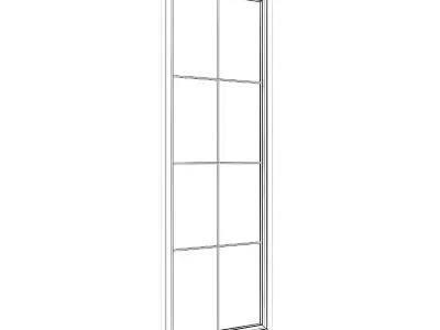 White Window 09 3D model